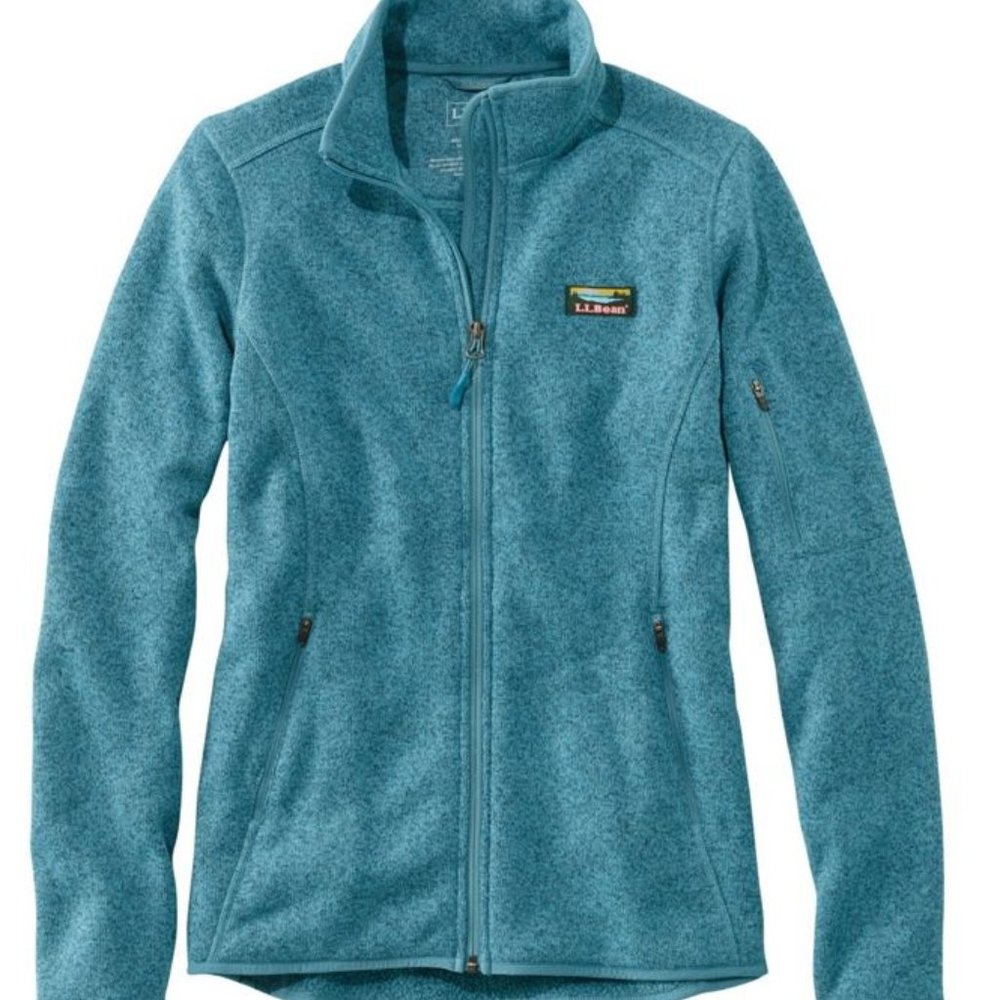 L.L. Bean Sweater Fleece Zip Up Jacket
